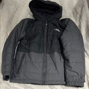 The North Face Black and Gray Puffer Jacket